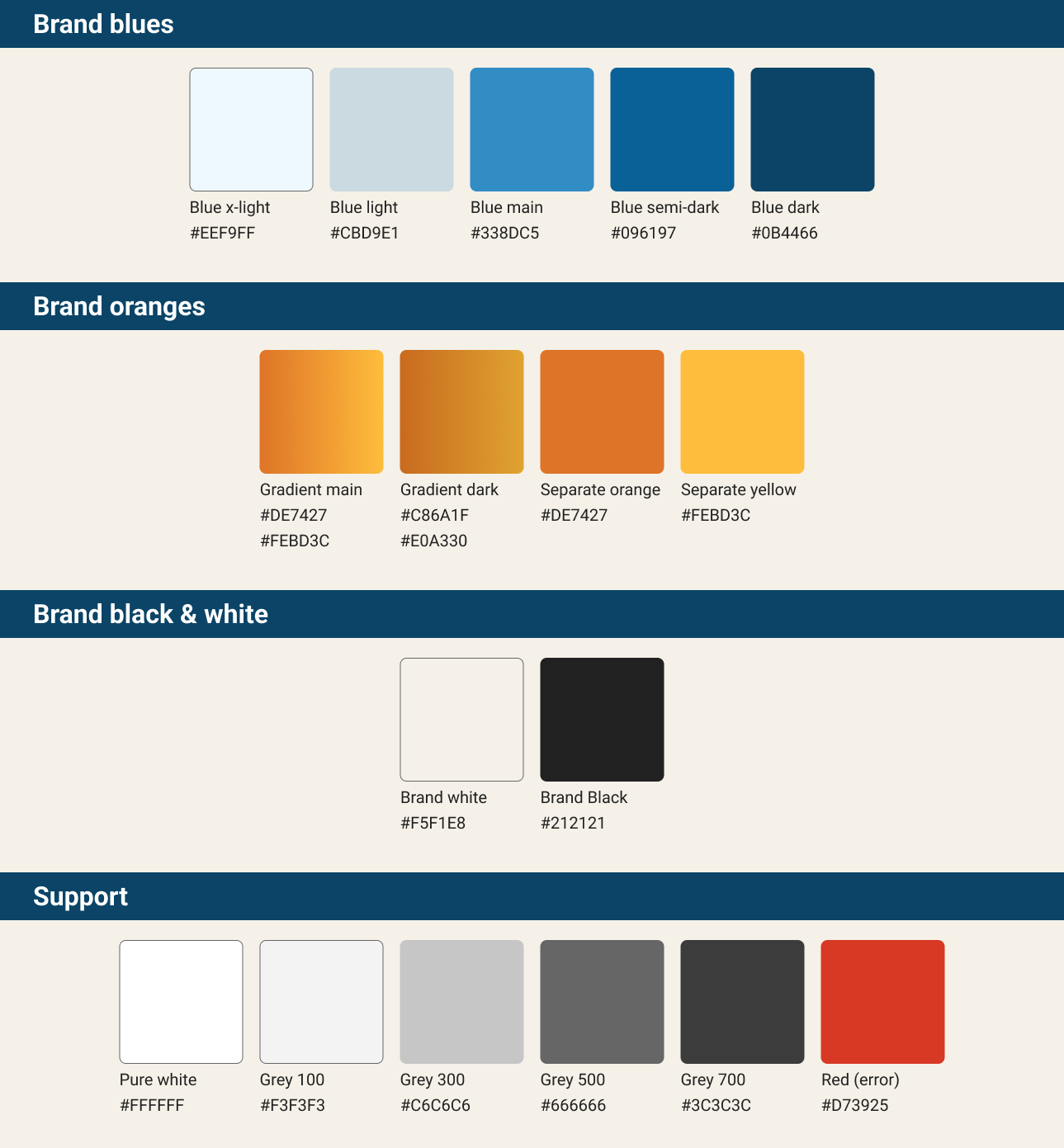 Colors Showcase