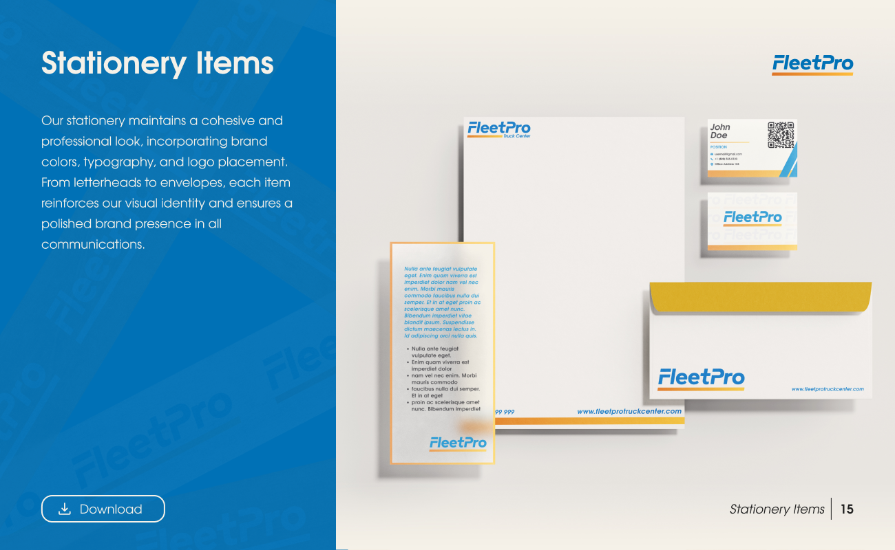 FleetPro Brandbook 15