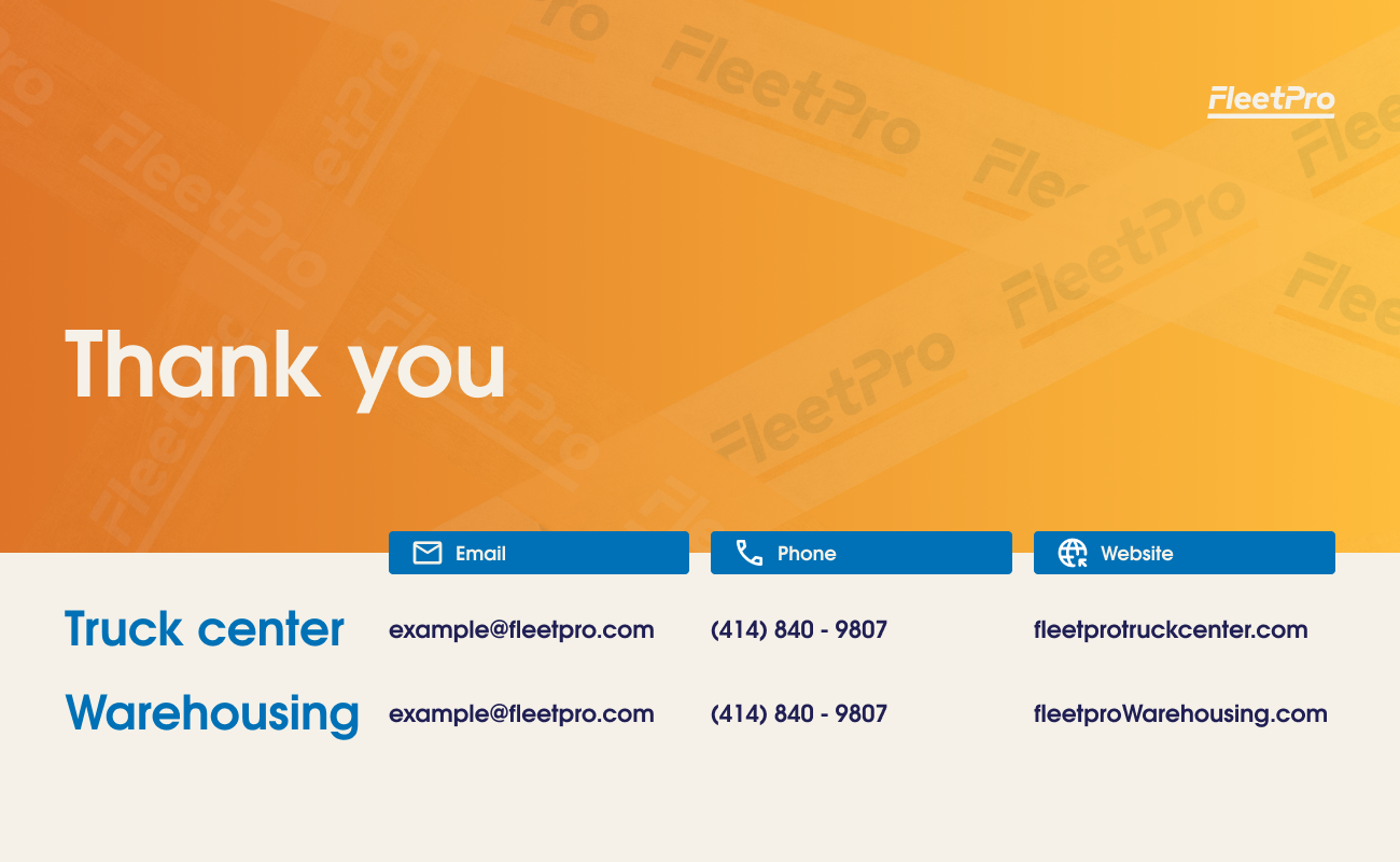 FleetPro Brandbook 19