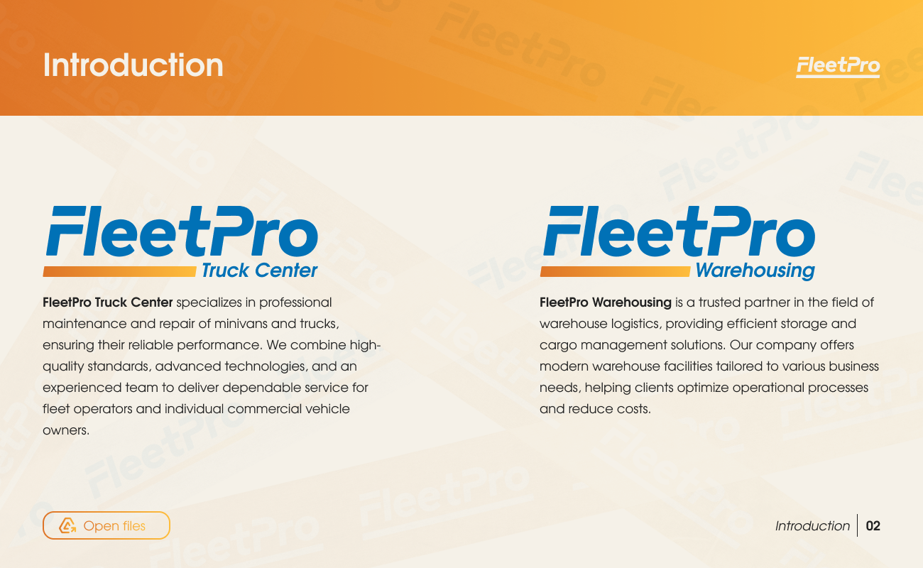 FleetPro Brandbook 2