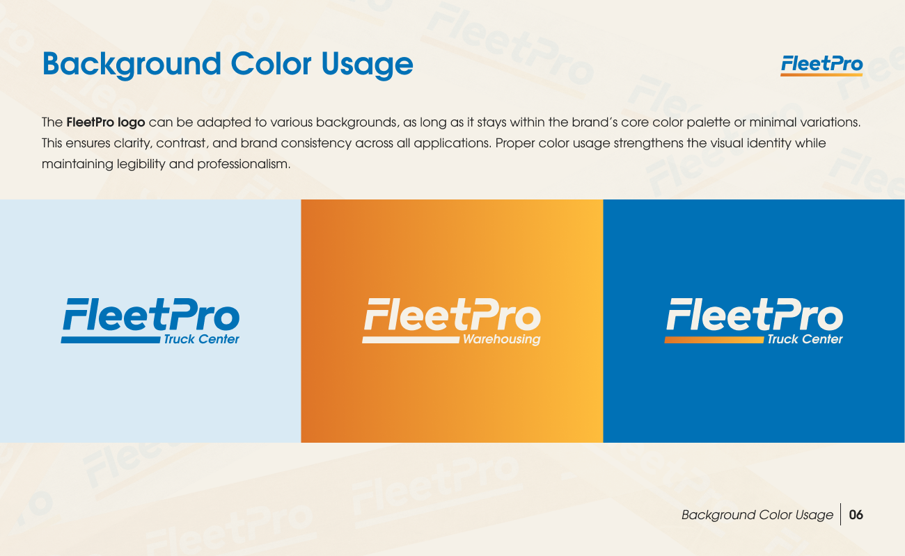 FleetPro Brandbook 6
