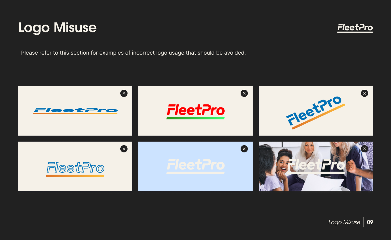 FleetPro Brandbook 9