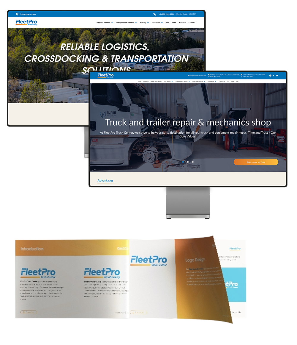 FleetPro Websites Hero Showcase