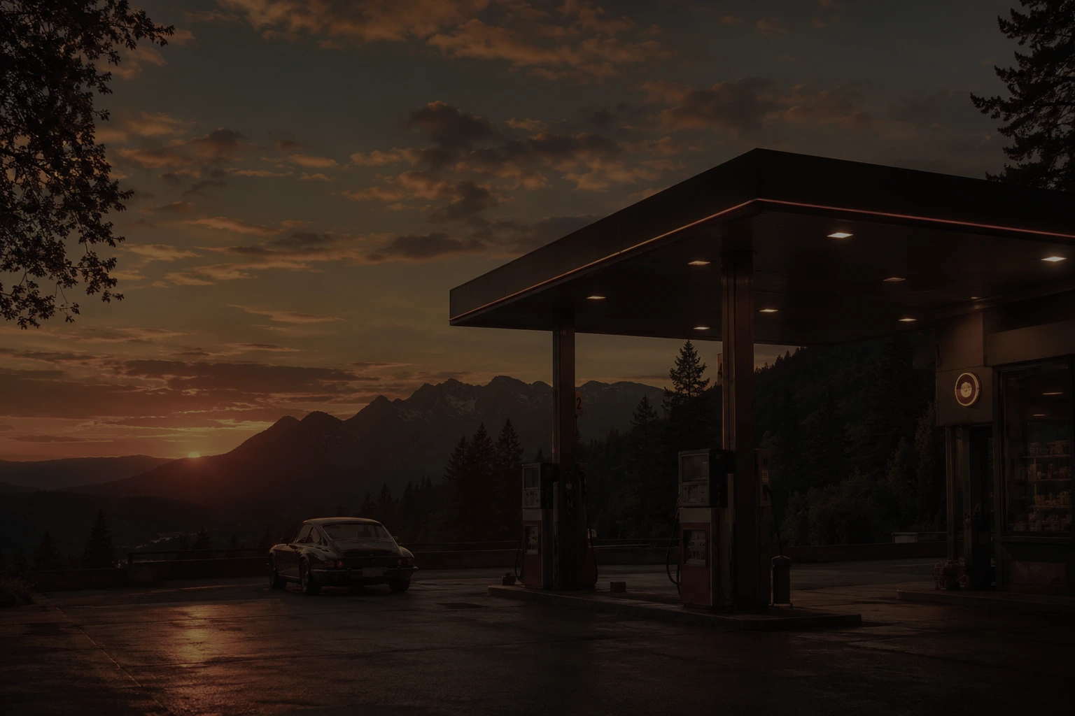 Gas Station App Background
